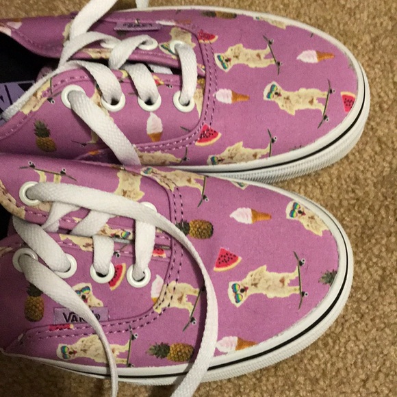 Violet Printed Vans - Picture 3 of 4